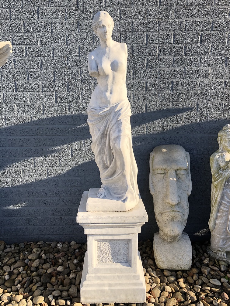 Email schrijven motor escort Prachtig stenen beeld van Venus van Milo op sokkel, een bekend en... -  HANDGEMAAKT.EU
