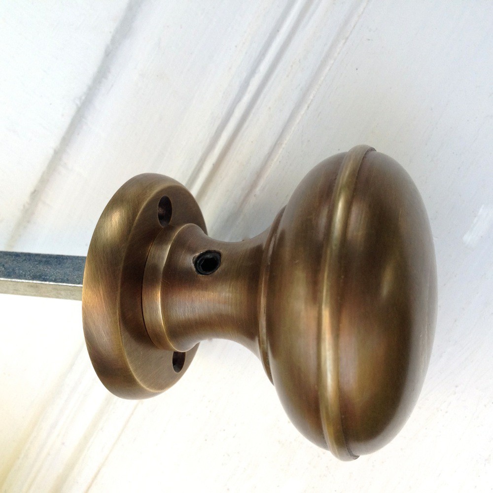 Landelijk Moet Kan niet Stijlvolle deurknop voor de binnendeur, knop gemaakt van messing -... -  HANDGEMAAKT.EU