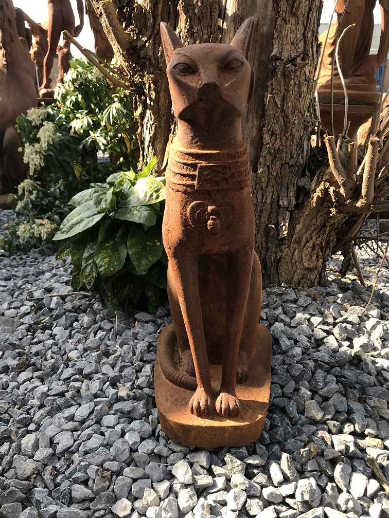 Bastet de Egyptische katten kat figuur cast iron,... - HANDGEMAAKT.EU