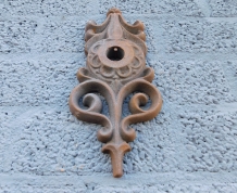 Wall anchor (Flower) - cast iron