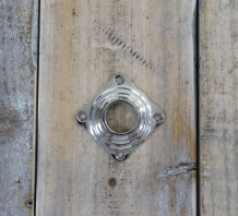 Rosette - polished nickel - for door handle or knob