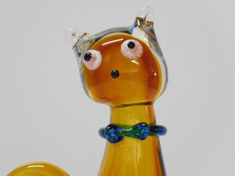 Statue Cat - 25 cm - Glass