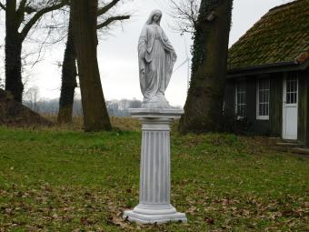 Beeld Maria op Sokkel - 132 cm - Steen