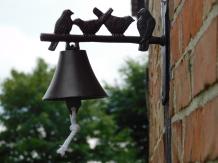 Doorbell with Birds - Cast iron - Bell with cord