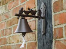 Doorbell with Birds - Cast iron - Bell with cord