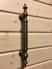 Door handle solid brass, door handle, pull and push handle antique brass.