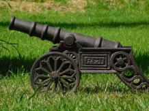 Große Kanone - 75 cm - Gusseisen - Dekorativ