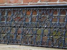 Fence - Grid - Wall ornament - French balcony - 168 cm - Black