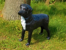 Schöner ''Labrador Retriever'' schwarz - aus Polystone