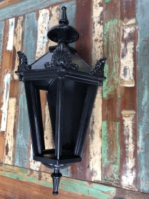 Buitenlamp - 50 cm - Zwart - Alu - met Fitting en Glas