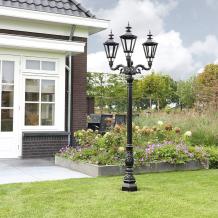 Garden lantern tall Emmeloord 3-light - 235 cm