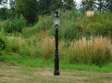 Gartenlaterne Colmar - dunkelgrün oder grün - alu - 190cm