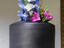 Vase - 75 cm - Black - Metal