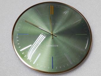 images/productimages/small/wandklok.oyster.tk.clocks.groen.77886811.jpg