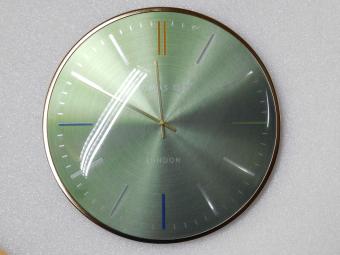 images/productimages/small/wandklok.oyster.tk.clocks.groen.778868111.jpg