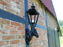 Wall light with horse head - Alu - Outdoor lighting