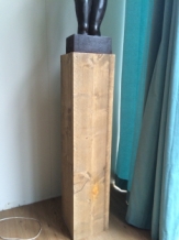 Scaffolding wooden robust column 1 meter high