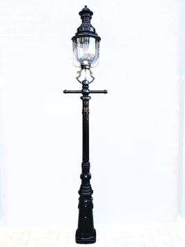 Stand Außenlampe Stehleuchte Garten Lampe, Außenbeleuchtung, Hoflampe 250cm, Brussel