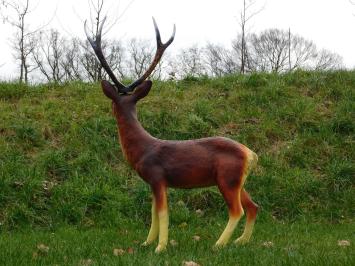 Groot Hert met Gewei - 108 cm - Polystone