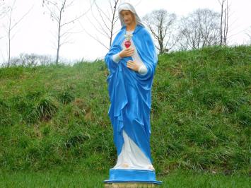 Beeld Maria - 110 cm - Polystone in Kleur