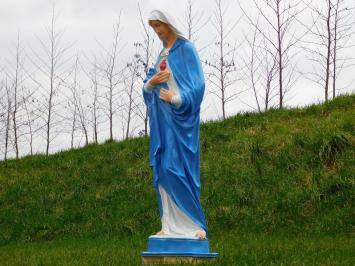 Beeld Maria - 110 cm - Polystone in Kleur