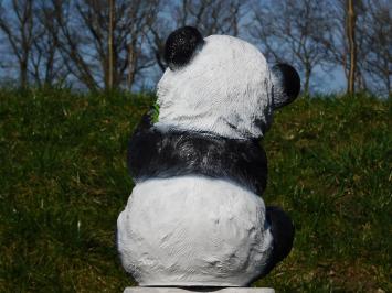 Statue Sitzender Panda Groß - 42 cm - Polystone