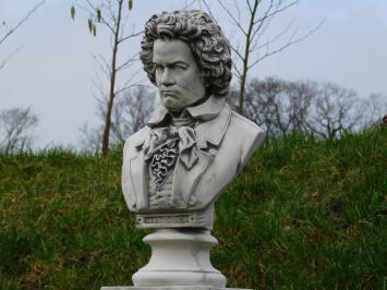 Bust Beethoven on Pedestal - 127 cm - Stone