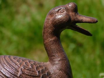 Statue Duck - Cast iron - Brown