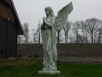 Grote biddende Engel - hand beschilderd - polystone