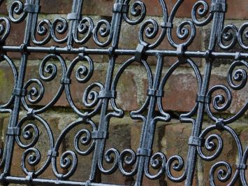 Fence - Grid - Wall ornament - French balcony - 168 cm - Black