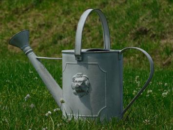 Garten-Gießkanne mit Löwenkopf - Gealtertes Metall - 4,5 L