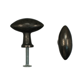 Knob Oval - 35 x 14 mm - Iron Blank