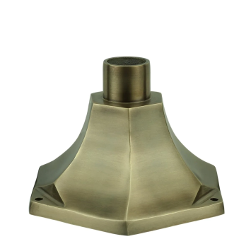 Lamp base - Hexagon - Brass - Bronze