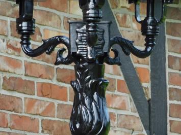 Lamp post Triple Crown with Crowns - 300 cm - Alu