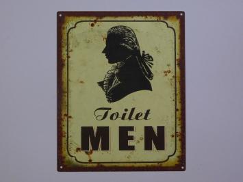 Set Toilet Door Signs - Men & Women - Metal - Oldlook