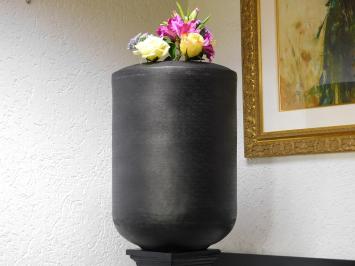 Vase - 60 cm - Schwarz - Metall