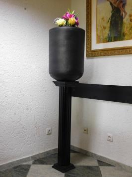 Vase - 60 cm - Black - Metal