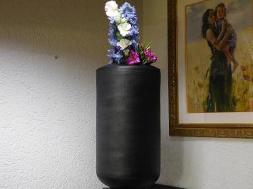 Vase - 75 cm - Schwarz - Metall