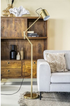 Floor lamp Sleek - 160 cm - Gold