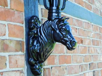 Wall light with horse head - Alu - Outdoor lighting