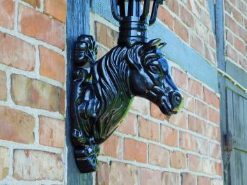 Wall light with horse head - Alu - Outdoor lighting