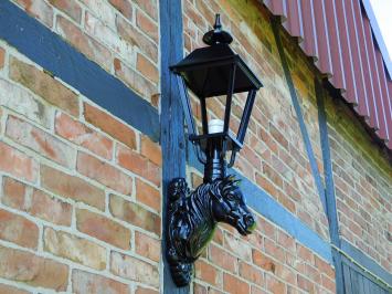 Wall light with horse head - Alu - Outdoor lighting